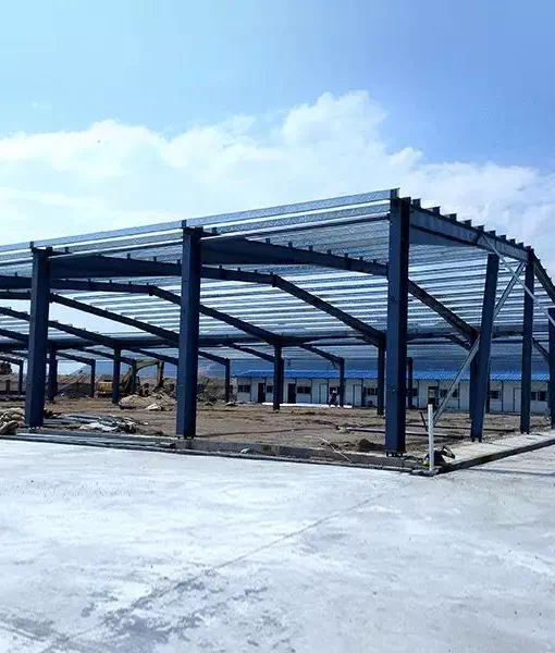 Steel structure warehouse poultry house commercial metal frame structure building