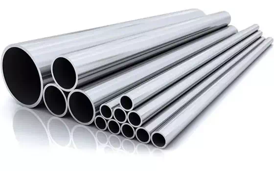 Solution treatment of stainless steel pipes
